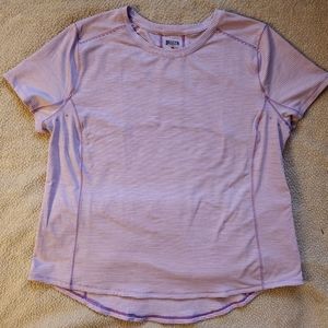 EUC-Duluth Trading Co. Purple/White Pier Genius Short Sleeve T-Shirt XXL
